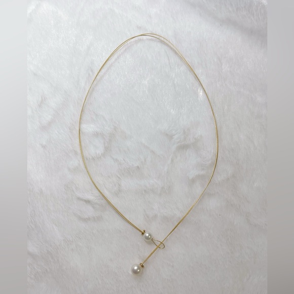 Duo Freshwater Pearl Necklace - Picture 5 of 7